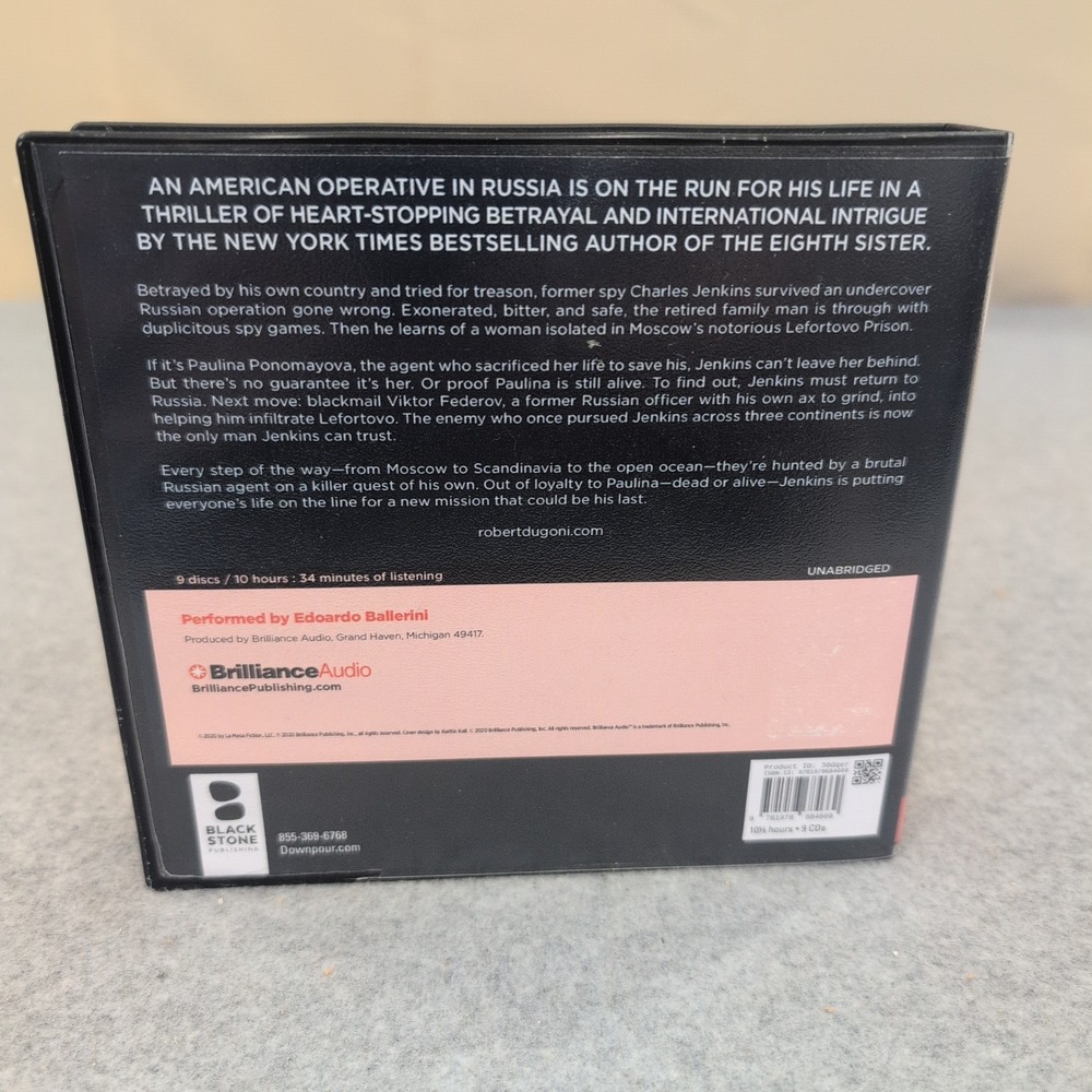 Robert Dugoni The Last Agent Audiobook Unabridged 9 CDs Edoardo Ballerini - Picture 2 of 2